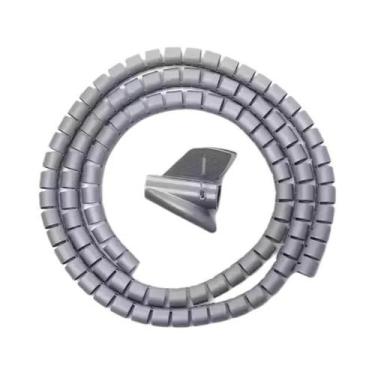Imagem de Protetor De Cabo Espiral Flexível 2M, Organizador De Cabos, Tubo De Ge