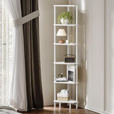 Imagem de Estante de Canto IRCPEN de 6 Níveis, 169 cm de Altura, Estreito, Branc