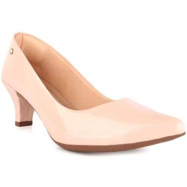 Imagem de Scarpin Feminino Sapato Social Salto Fino Baixo Bico Fino Confortável 