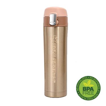 Imagem de Garrafa Térmica em Aço Inoxidável 304 Gold Sports Vibe - 500ml-Unissex