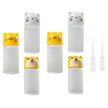 Imagem de Kit 6 Porta Molho de Bichinhos para Temperos de Salada 3ml