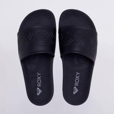 Imagem de Chinelo Slippy Roxy Preto Chinelo Roxy Slippy reto -Preto-33/34-Feminino