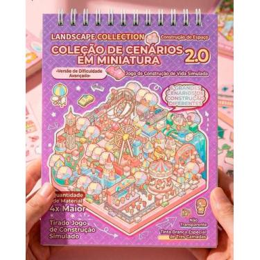 Imagem de Caderno Adesivo Cenários 3D Livro Landscaping Diy Premium - Klizz