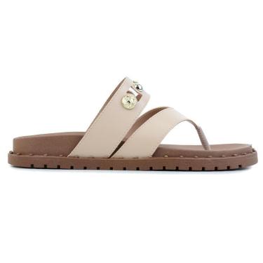 Imagem de Chinelo Papete Feminino Sua Cia Bege - 8396-Feminino