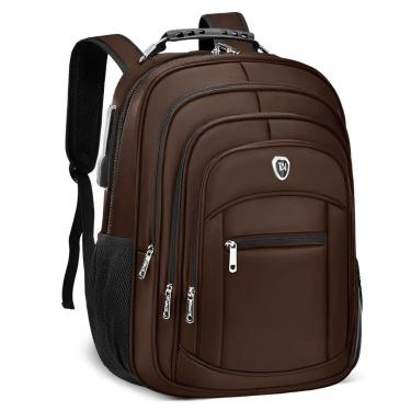 Imagem de Mochila Executiva Impermeável Notebook Faculdade Viagem Passeio Reforçada Anti Furto Casual 25L-Unissex