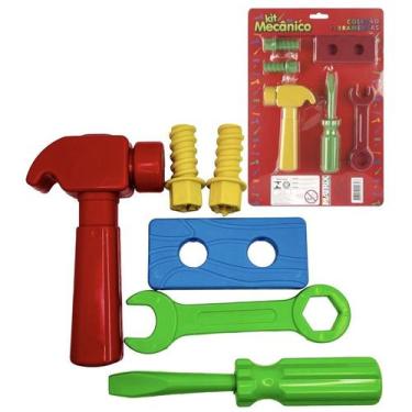 Imagem de Brinquedo Kit Ferramentas Mecânico - 6 peças - MATRIX