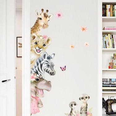 Imagem de Adesivos de parede genéricos Adoráveis Animais de Desenho Animal Kids 