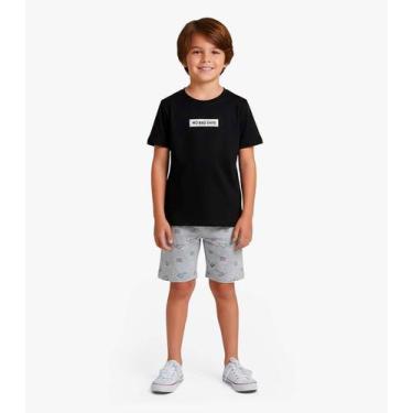 Imagem de Conjunto Infantil Camiseta e Bermuda Select Cinza, 8, Cinza