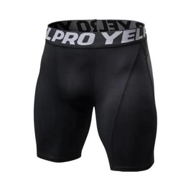 Imagem de Shorts Esportivos Masculinos De Compressão Respiráveis De Secagem Rápi
