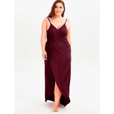 Imagem de Canga de Amarrar Saída de Praia Midi Plus Size Vestido Modelador Verao