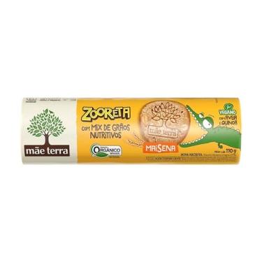 Imagem de Mãe Terra Biscoito Orgânico Infantil Zooreta Maisena com Aveia e Quinoa 110g