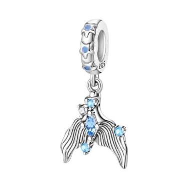 Imagem de Berloques De Prata 925 Com Formato De Golfinho, Caranguejo E Barco Par