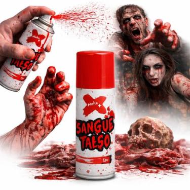 Imagem de Maquiagem Spray halloween Fantasia Terror Teatro Festa Artística Sangu