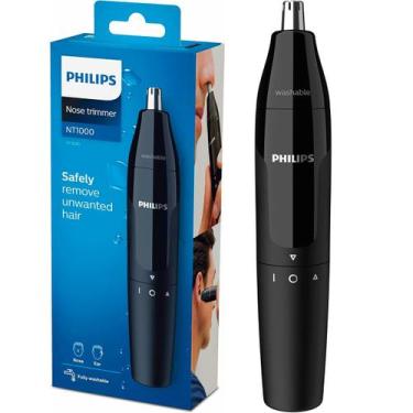 Imagem de Aparador de Pelos Nariz e Orelhas NT1620/15 Preto Series 1000 Philips