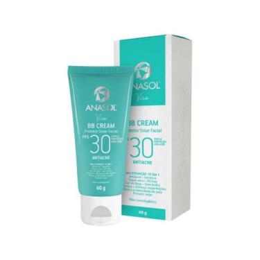 Imagem de Bb cream facial antiacne anasol fps30 vegano 60g