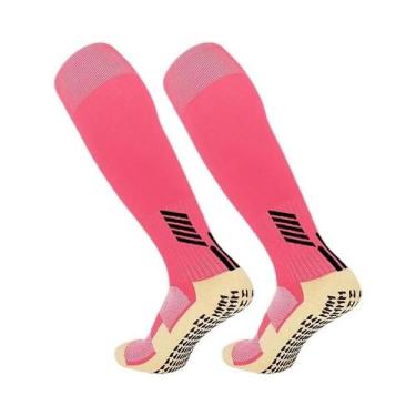 Imagem de Meias De Futebol Antiderrapantes De Cano Longo Com 11 Cores, Fundo Ato