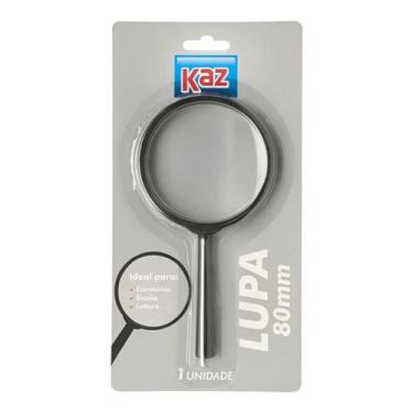 Imagem de LUPA DE AUMENTO 80 mm LENTE DE VIDRO - KAZ