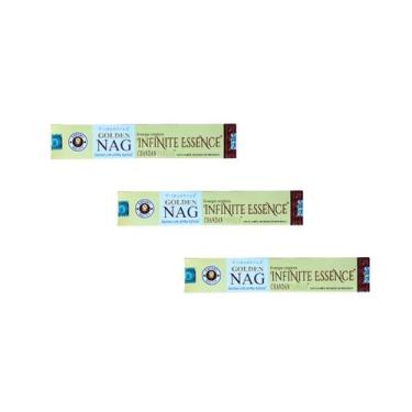 Imagem de KIT Com 3 Incensos Indiano Massala Golden Nag Varetas, Infinite Essenc