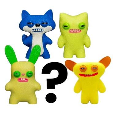 Imagem de Kit Com 5 Mini Bonecos Fuggler 6cm Amarelo, Azul, Verde E Verde Claro