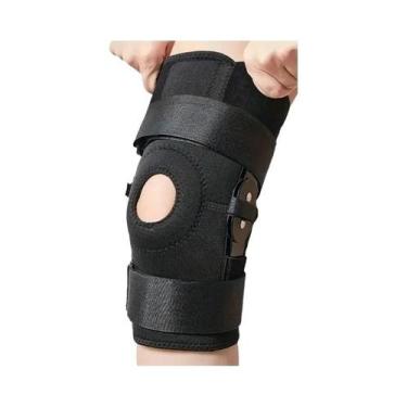 Imagem de Órtese Ortopédica De Joelho Articulada Com Molas E Compressão, Tala De