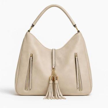 Imagem de Bolsa Saco Feminina Caramelo Grande material sintético Texturizado com