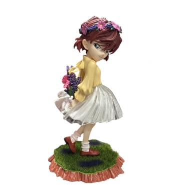 Imagem de Estatueta Detetive Conan Shiho Miyano, coroa de flores de 18 cm