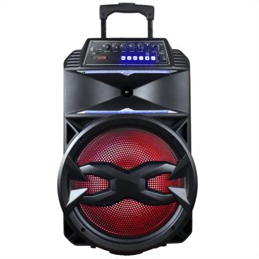 Imagem de Caixa de Som Amplificada Tronos TRS-215-02 - 500W - Woofer 15 - LED RGB - com Bluetooth...