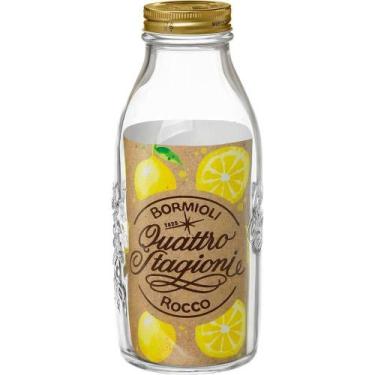 Imagem de Bormioli Rocco Qstagioni Garrafa 23X9X9Cm 1L Vidro Transp Tampa Metal