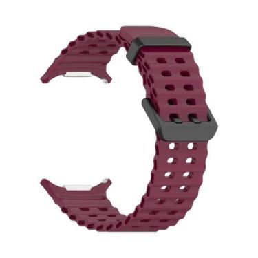 Imagem de Pulseira Esportiva De Silicone De 47mm Para Samsung Galaxy Watch Ultra