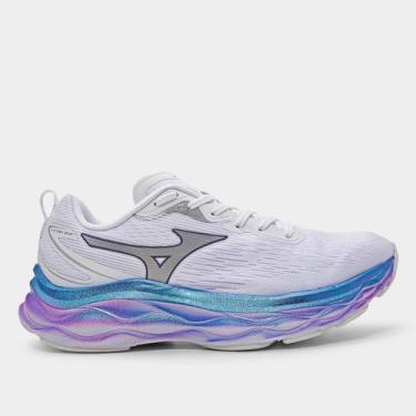 Imagem de Tênis Mizuno Victory, Branco, Azul claro, 38