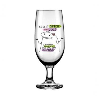Imagem de Taça de Cerveja Esposa Tpc para Degustar Bebida em Vidro com Design Divertido para Brin...