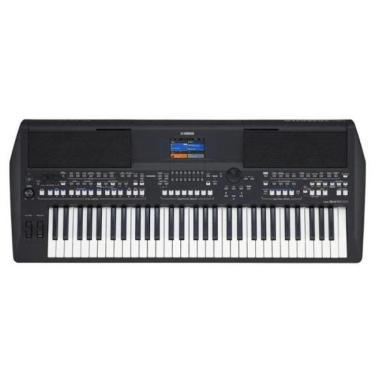 Imagem de Teclado Arranjador PSR-SX600 com 61 Teclas Sensíveis, 850 Sons e 415 Estilos, Display LCD Colorido, Preto Yamaha
