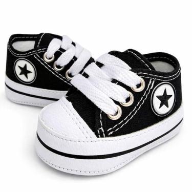 Imagem de Tênis Bebe Conforto Recém Nascido original - NoBrand, Preto, 19