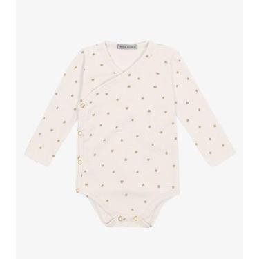 Imagem de Body Feminino Em Malhão Estampado Trick Nick Bege, P, Bege