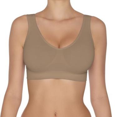 Imagem de Top Basic Seamless Marrom Hanes Conforto Sem Costura