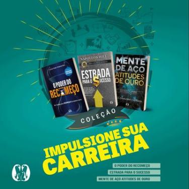 Imagem de Kit Livros Coleção Impulsione sua Carreira Cleiton Pinheiro Napoleon Hill e Tiago Tabaj...