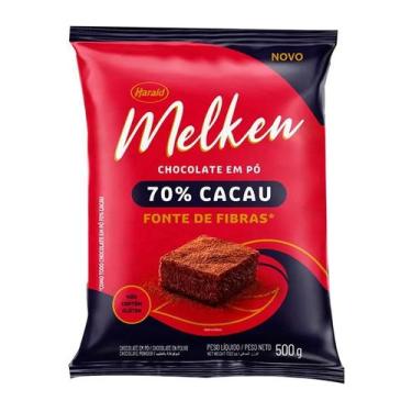Imagem de Chocolate em Pó 70% Cacau 500g Melken - Harald