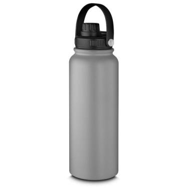 Imagem de Garrafa Térmica Inox 1,1L - Isolamento Dupla Parede, Estilo e Praticid
