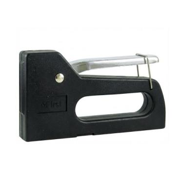 Imagem de Grampeador Tapeceiro Plástico Preto com Alavanca Metálica Manual - Fir