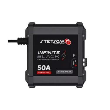 Imagem de Fonte Stetsom Infinite Black 50A Bivolt Carregador Automotivo Som Bate