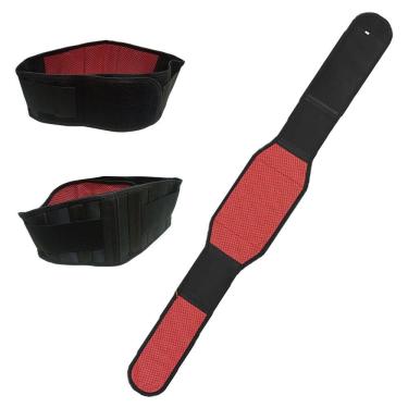 Imagem de Cinta Lombar Magnetica Autoaquecedora Cinta Ajustavel Fisioterapia Suporte Metalico De Postura Terapia Ortopedia