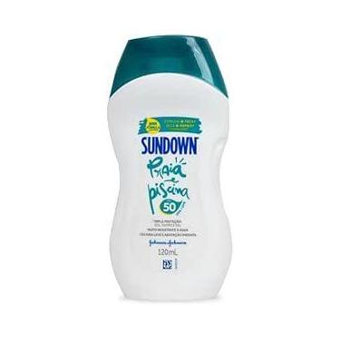 Imagem de Protetor Solar Sundown Praia e piscina FPS50 120mL - Jhonson&Jhonson