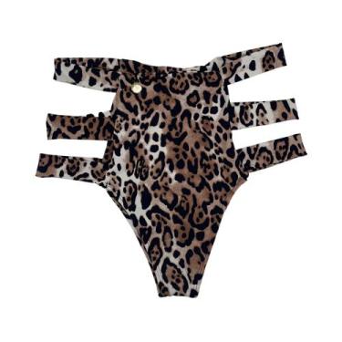 Imagem de Calcinha Hot Pants Malibu - AC Biquínis, G, Onça