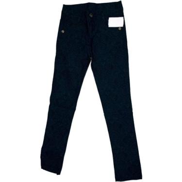 Imagem de Calça Jeans Infantil Menino Menina - anjo da mamãe, Azul, Marinho, 14