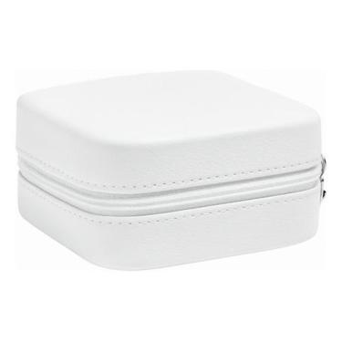 Imagem de Porta Joias Portátil Organizador Para Viagem - Loja das Pratas, Branco