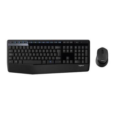 Imagem de Kit Teclado e Mouse Logitech MK345 USB Wireless Preto, 920-007821