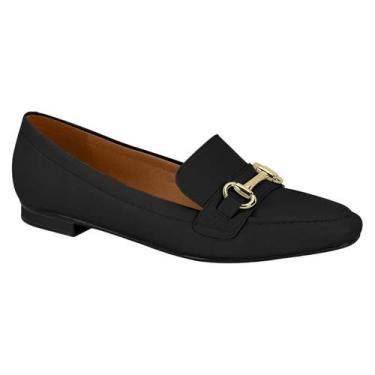 Imagem de Mocassim Vizzano Com Fivela Feminino, Preto, 37