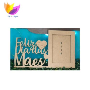 Imagem de Porta Retrato Feliz Dia das Mães - Luz e Magia