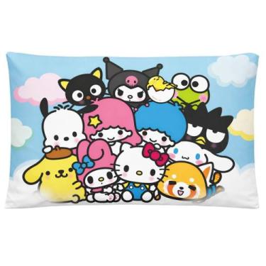 Imagem de Fronha Capa Hello Kitty para Travesseiro 70cmx50cm - JULIEN ENXOVAIS, 