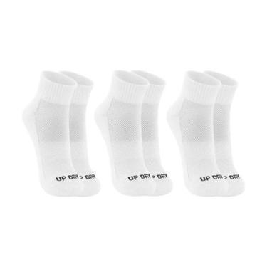 Imagem de Kit 3 Pares Meia Esportiva Up Dry Anti Bolha Cano Médio Corrida Bike C